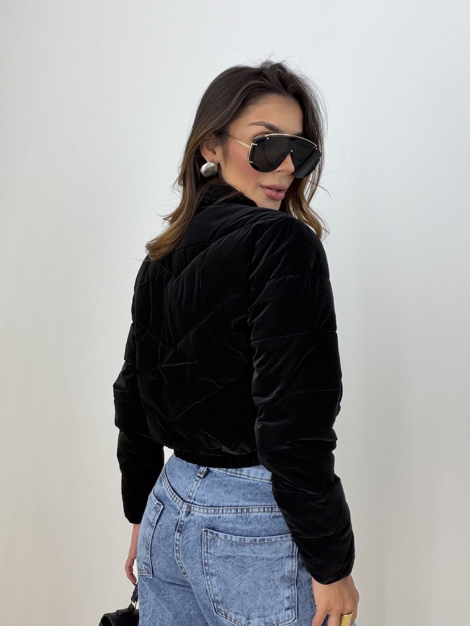 JAQUETA MALU PUFFER PRETO