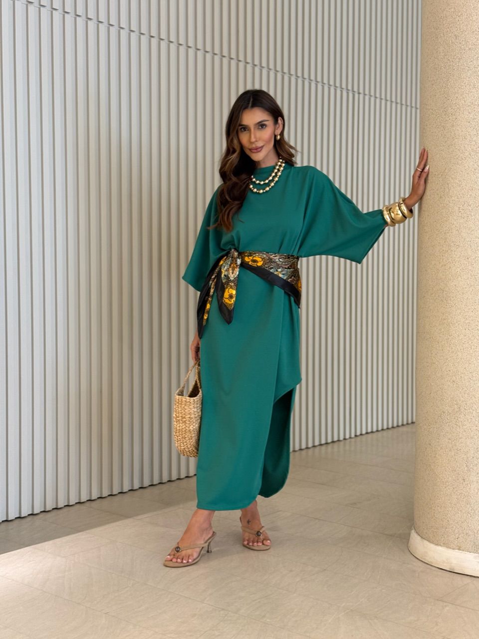 VESTIDO MARIAH CF FENDA verde