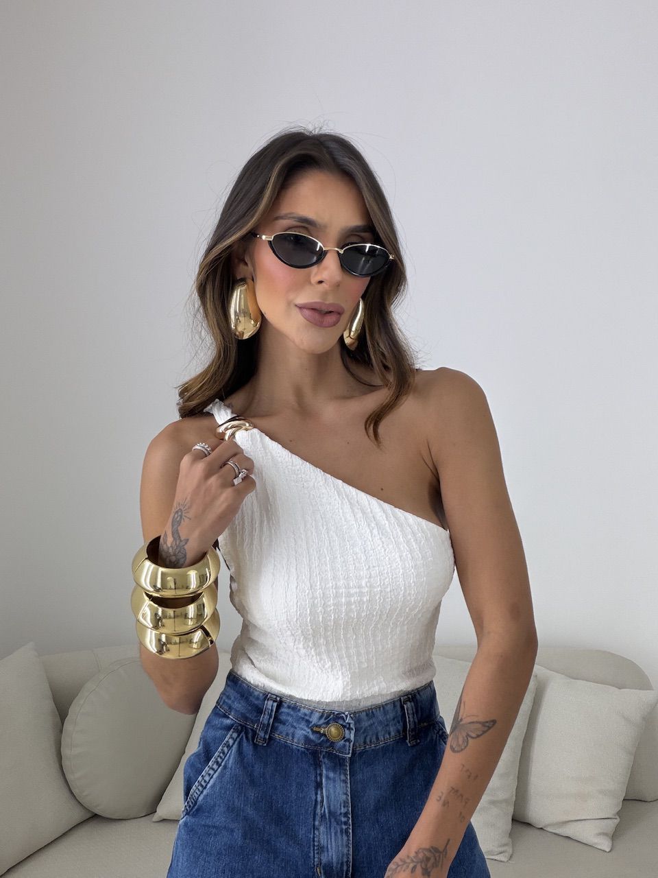 BLUSA GISELE NULA MANGA OFF