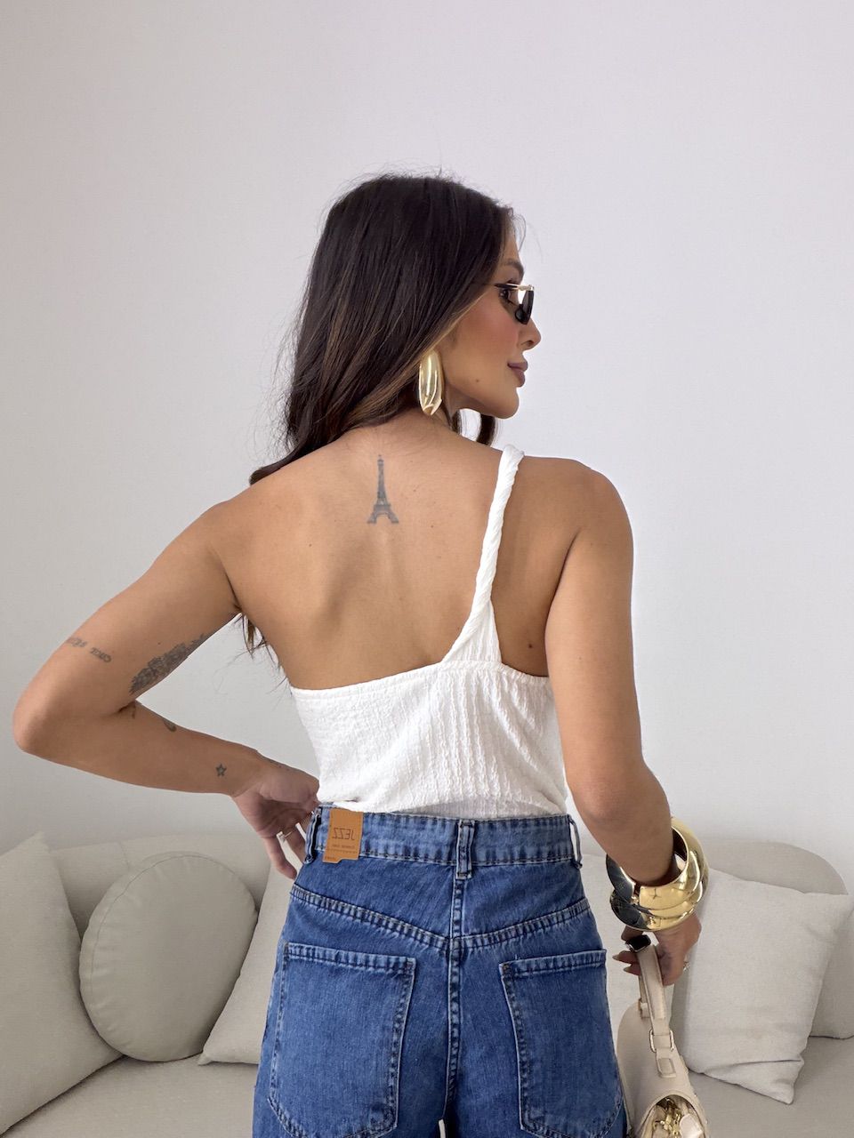 BLUSA GISELE NULA MANGA OFF