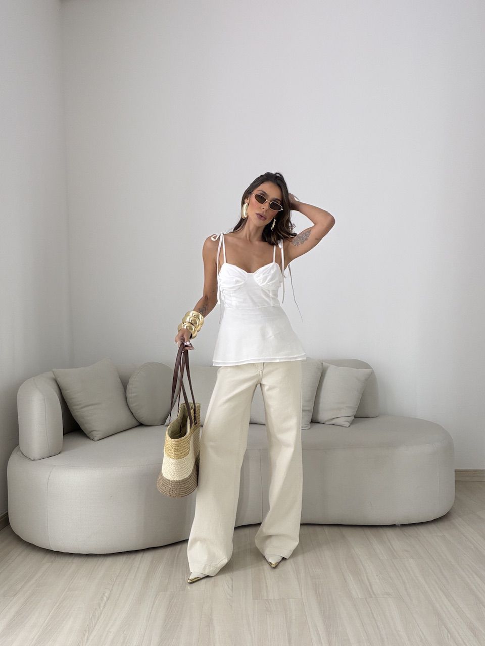 BLUSA MARIA BETÂNIA AMARRAÇÃO OFF