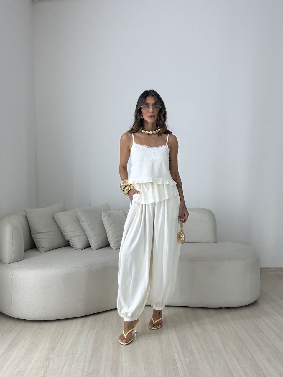 CONJUNTO LORRAINE ALADIM OFF - 0081650048 - CAROLLA FERRARO