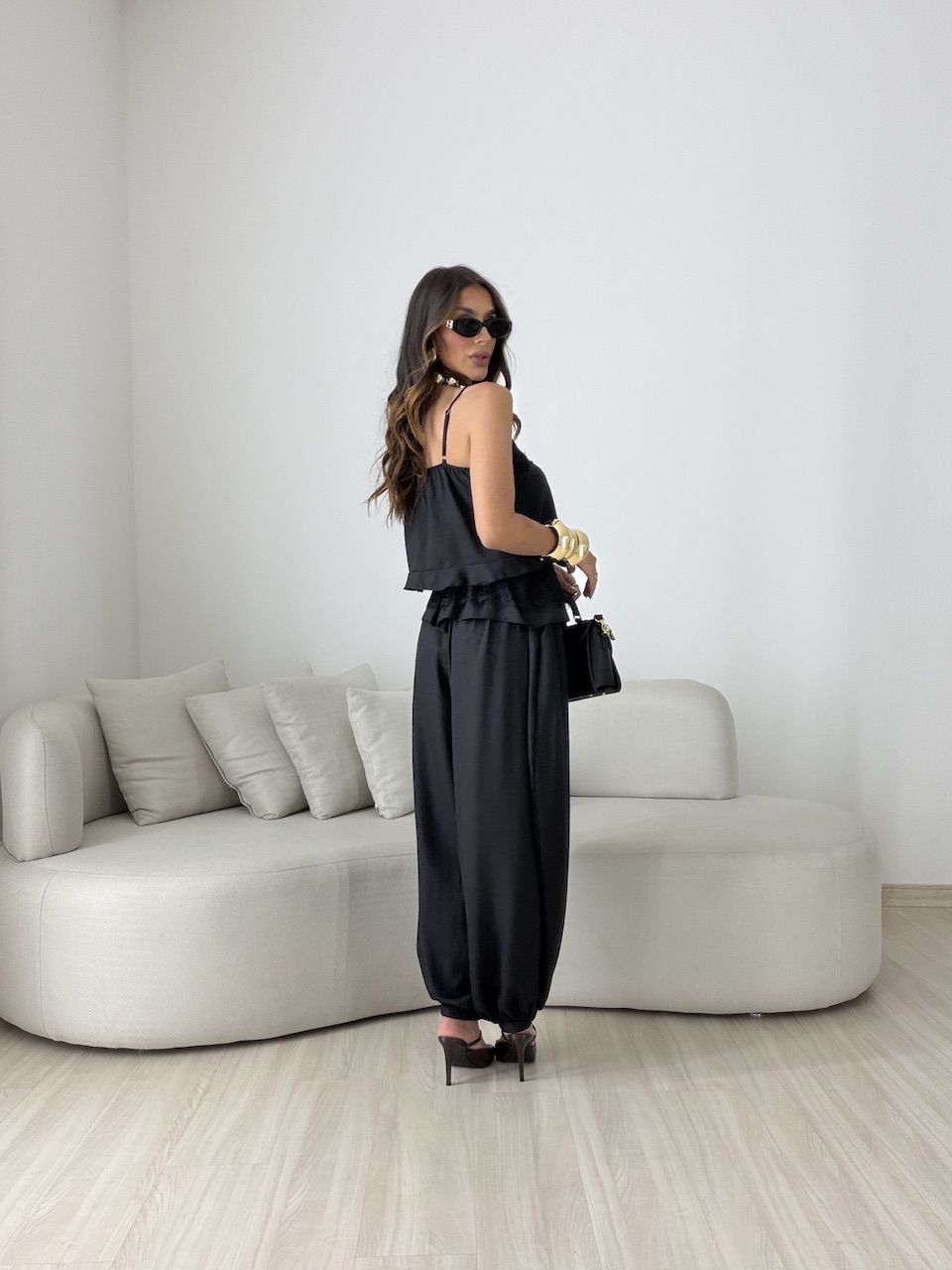 CONJUNTO LORRAINE ALADIM PRETO