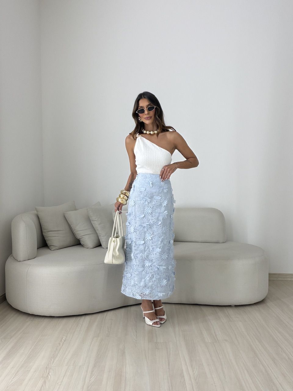 SAIA EMILY FLORES AZUL