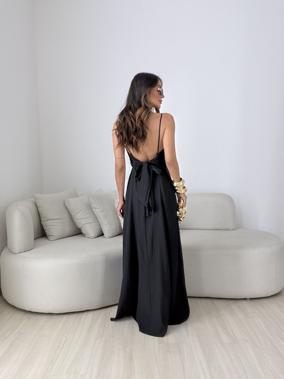 VESTIDO ANASTÁCIA ALCINHA PRETO