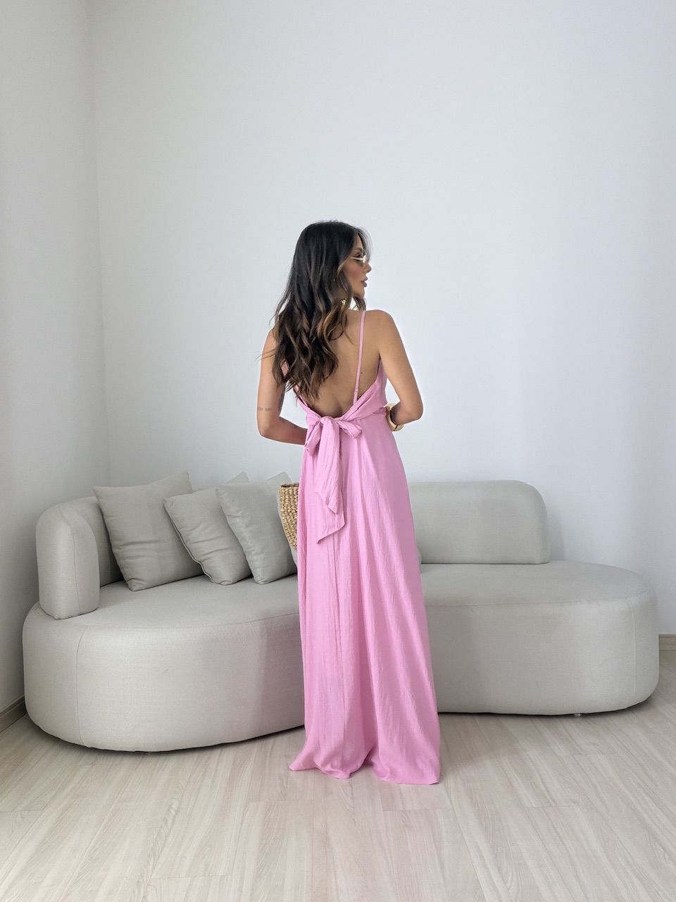 VESTIDO ANASTÁCIA ALCINHA ROSA