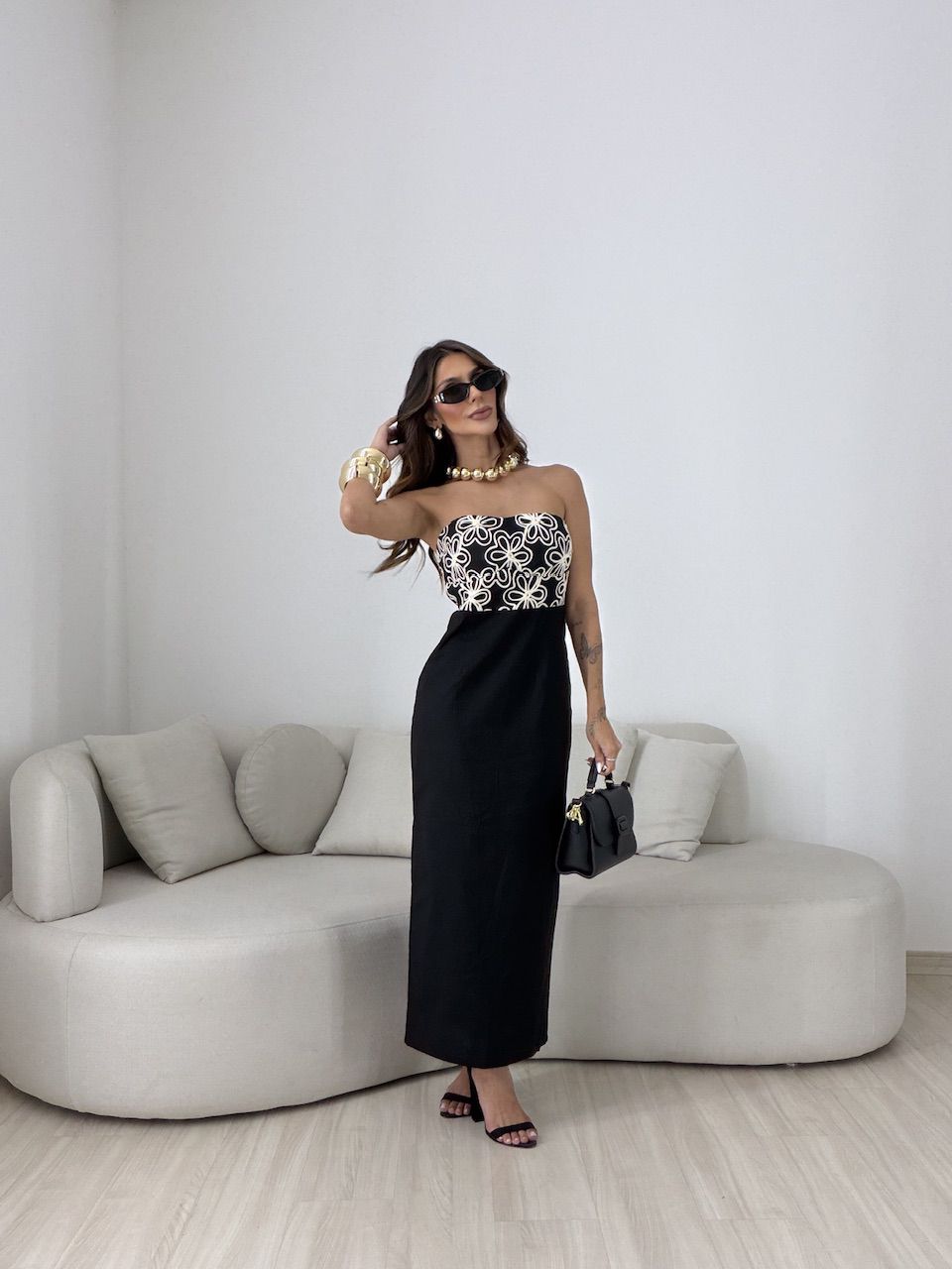 VESTIDO LAUREN TOMARA QUE CAIA PRETO