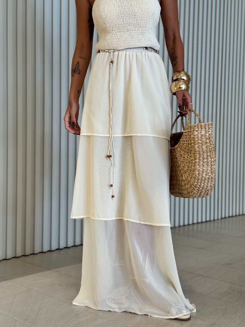 CONJUNTO MANU LASTEX YELLOW BUTTER