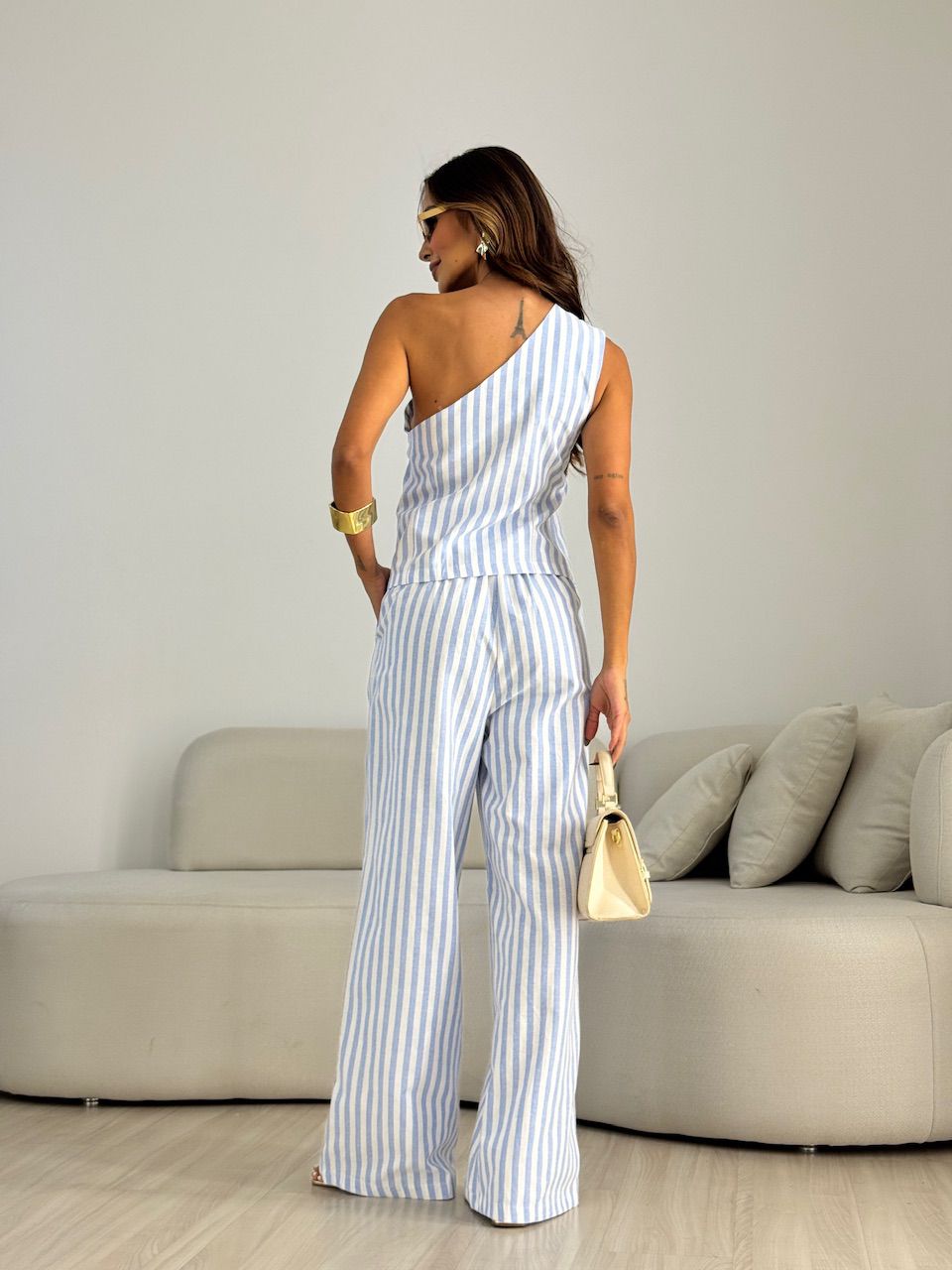 CONJUNTO MOANA LISTRADO BABY BLUE