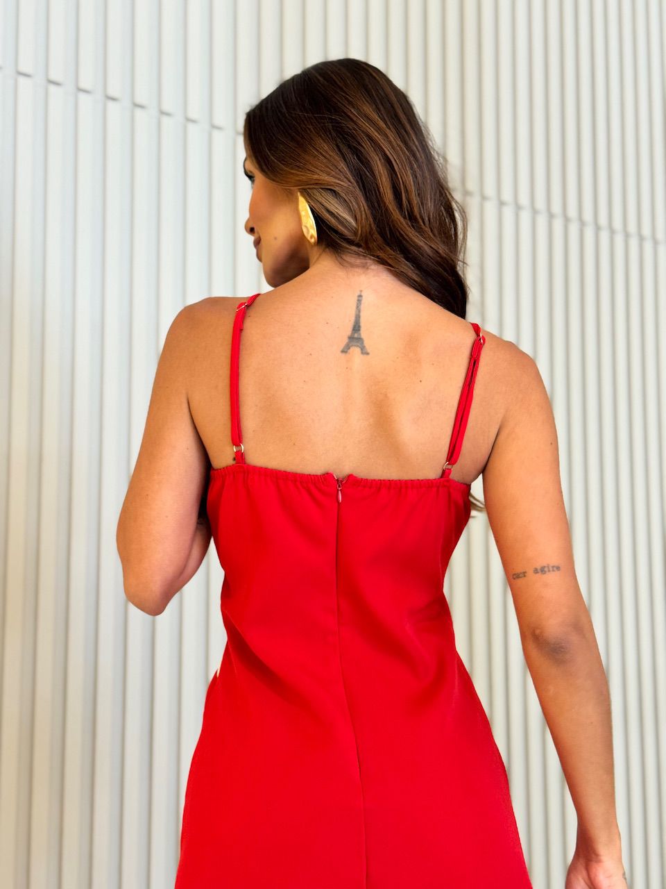 VESTIDO CINTIA CURTO VERMELHO