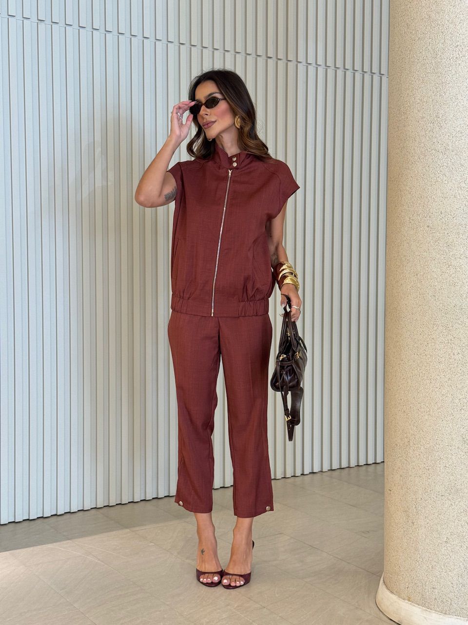 COLETE MANUELA ZÍPER VINHO