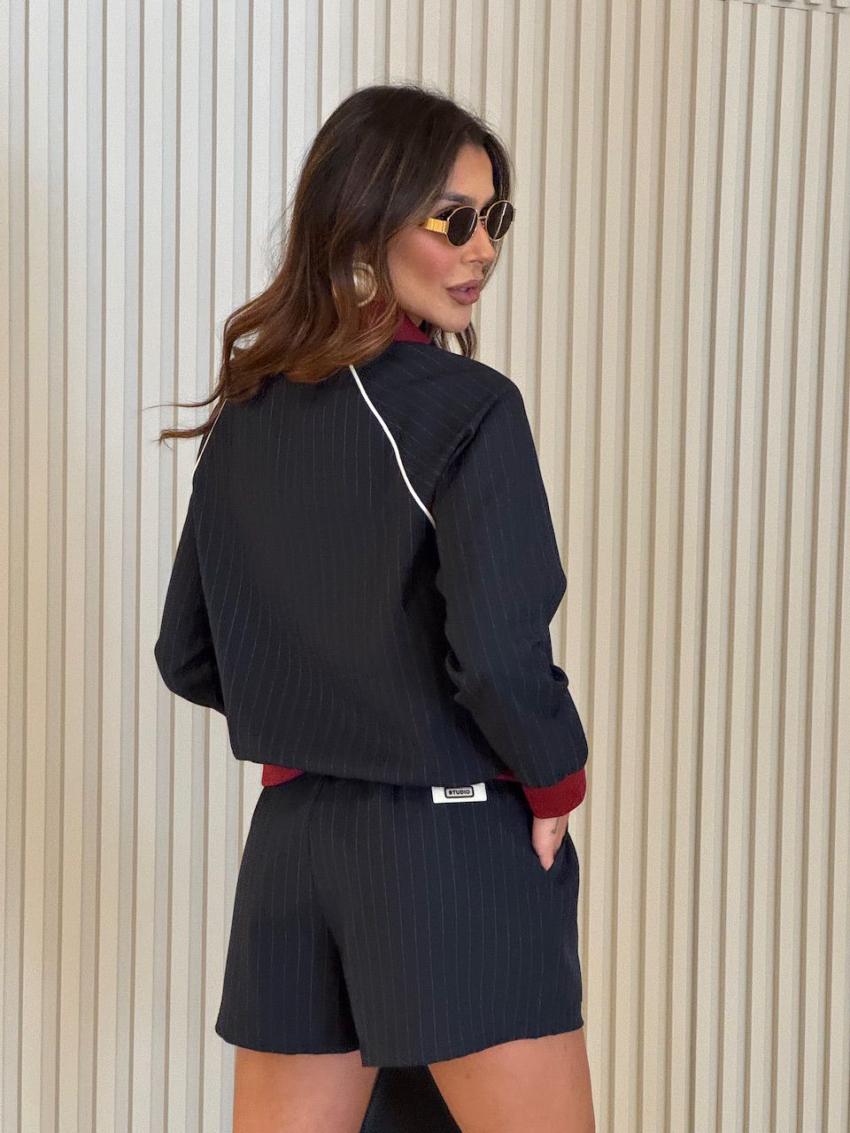 JAQUETA LUANA RISCA DE GIZ MARINHO