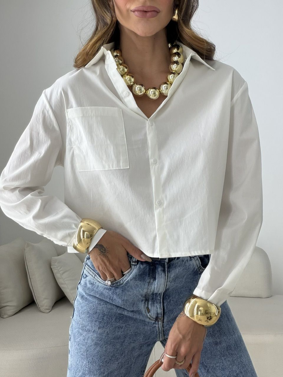 CAMISA MADALENA BOLSOS OFF