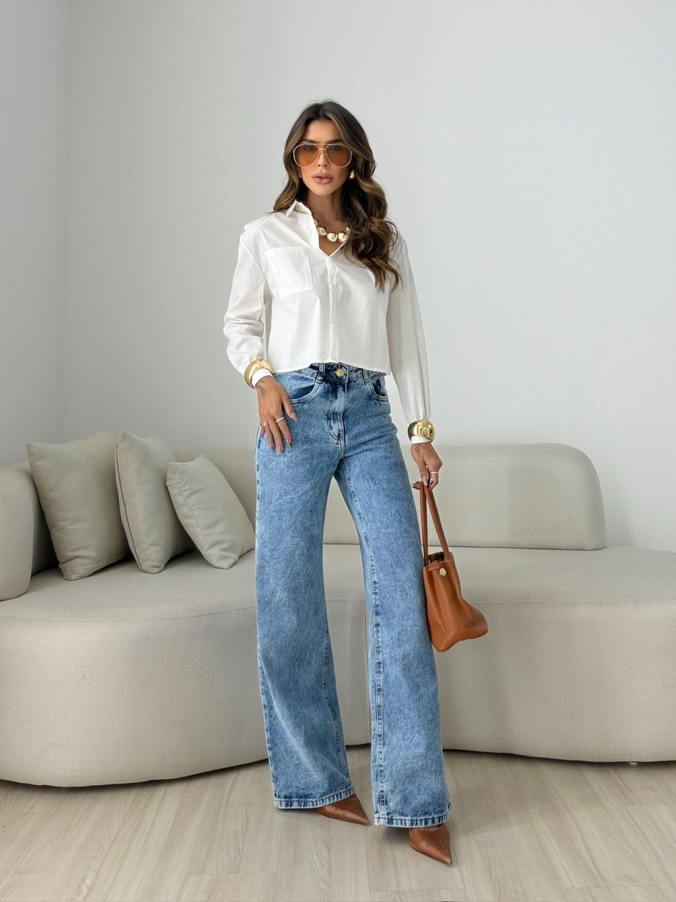CAMISA MADALENA BOLSOS OFF