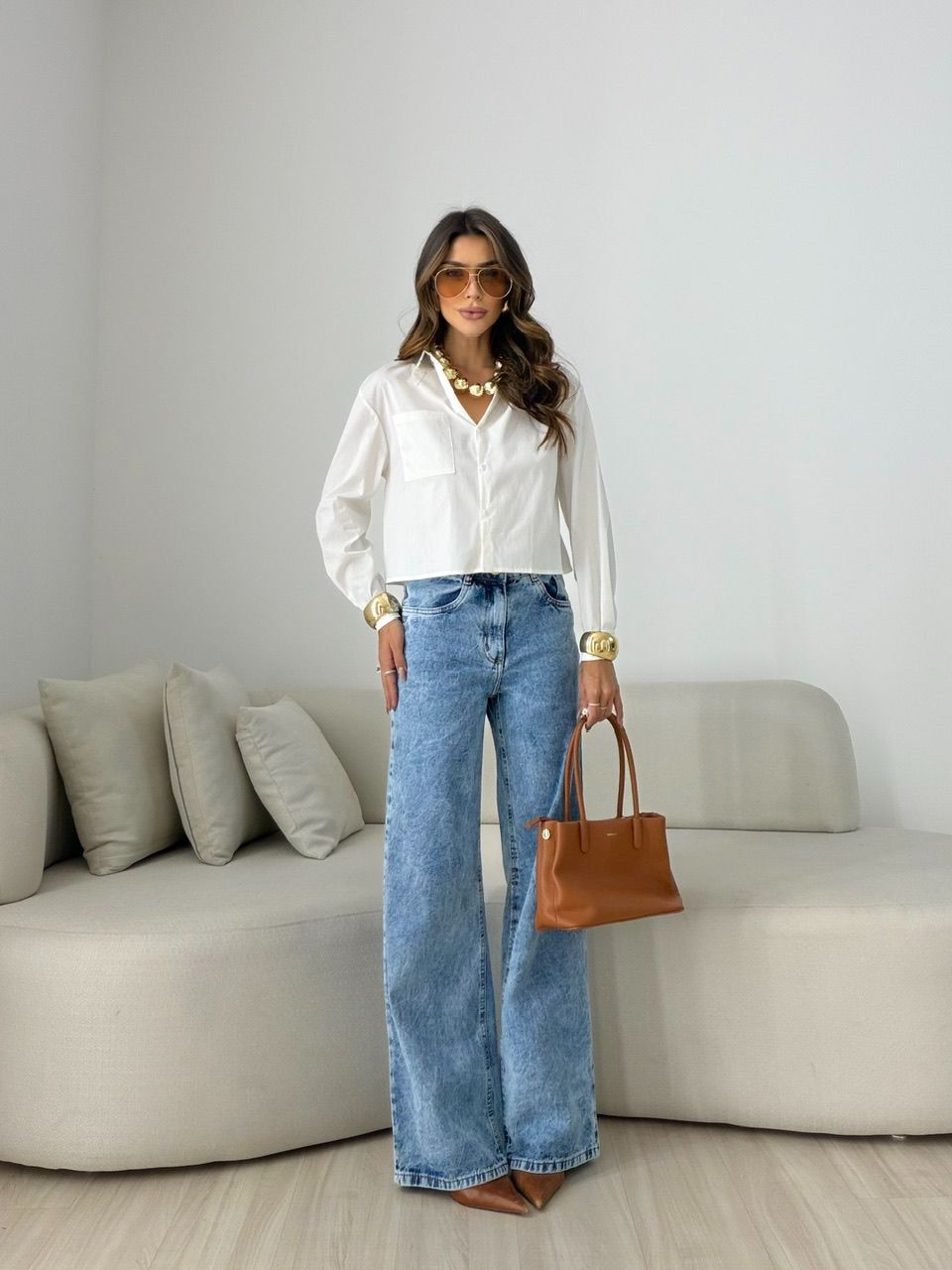 CAMISA MADALENA BOLSOS OFF