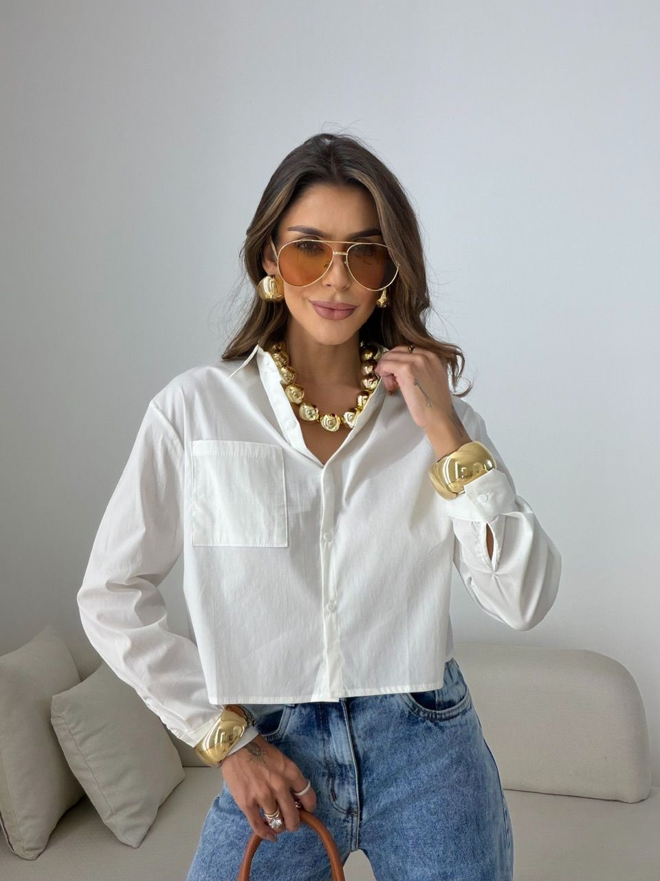 CAMISA MADALENA BOLSOS OFF