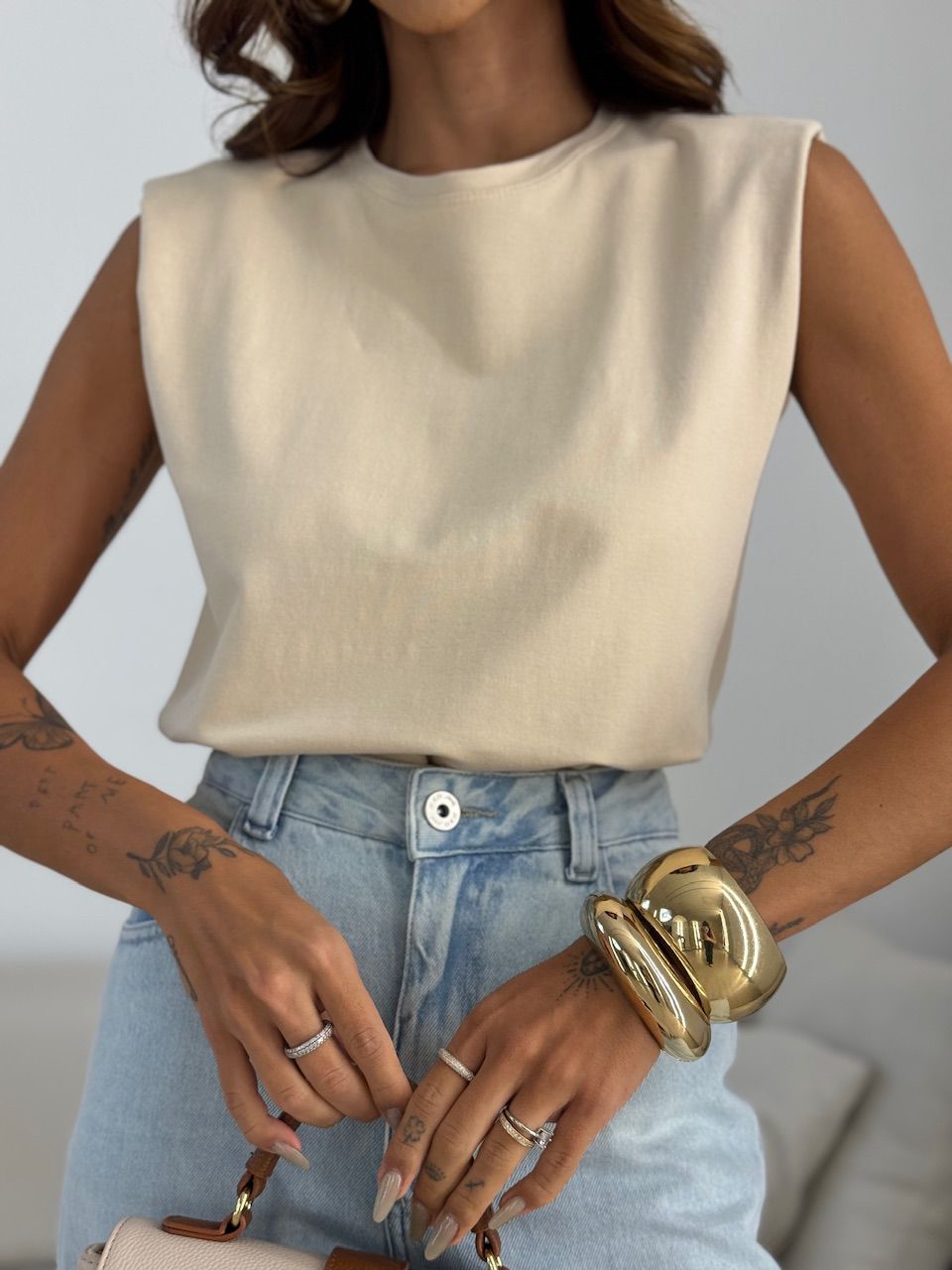 BLUSA MARIANE MUSCLE AREIA