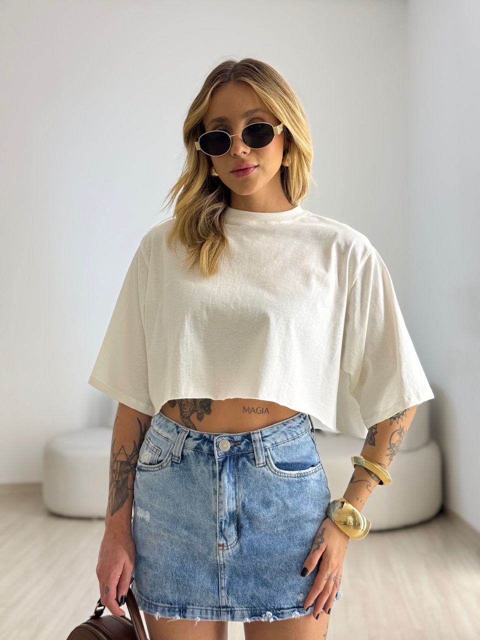 CROPPED REBECA CF MANGUINHA OFF.