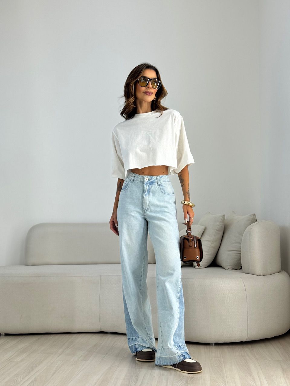 CROPPED REBECA CF MANGUINHA OFF.