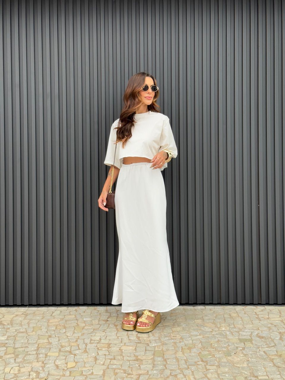 SAIA BIANCA ACETINADA OFF