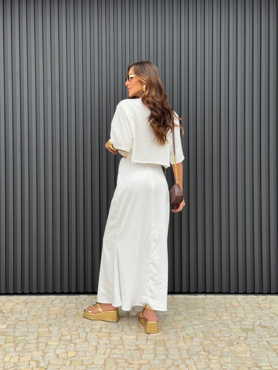 SAIA BIANCA ACETINADA OFF