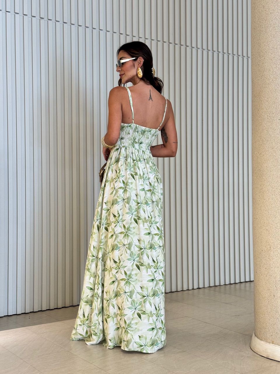 VESTIDO BÁRBARA ESTAMPADO VERDE