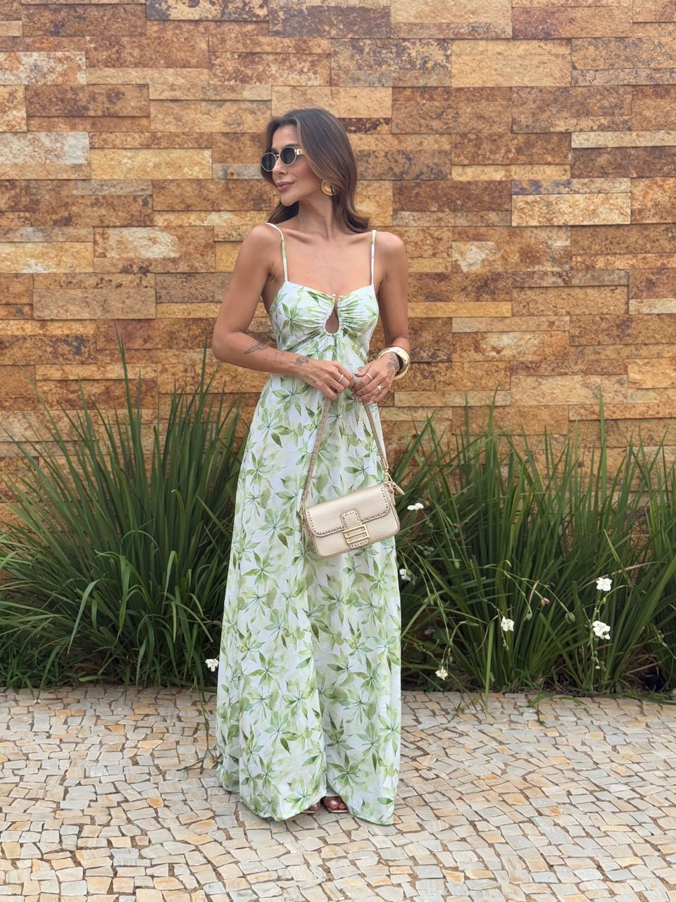 VESTIDO BÁRBARA ESTAMPADO VERDE