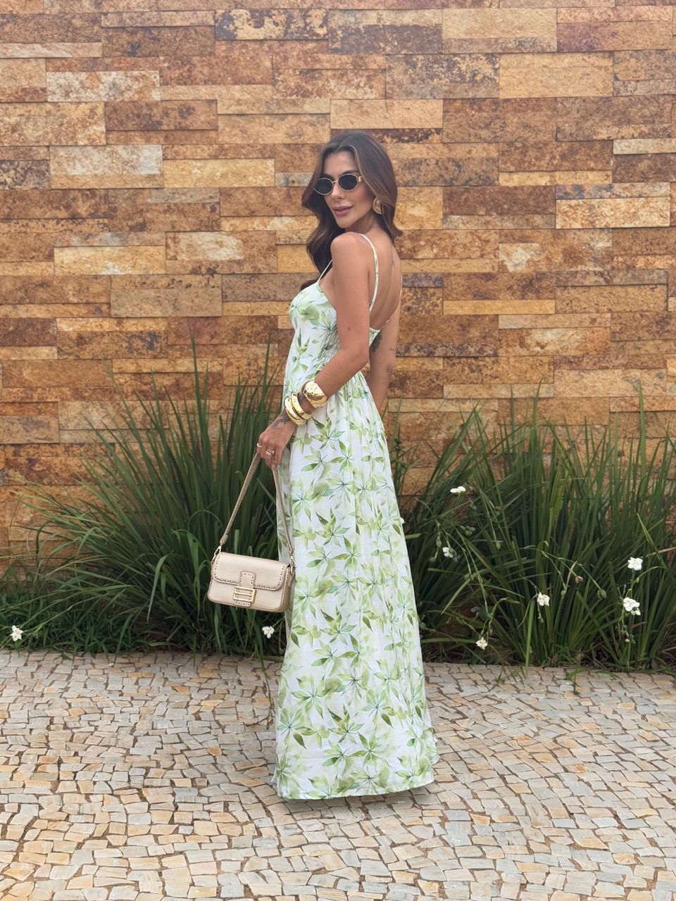 VESTIDO BÁRBARA ESTAMPADO VERDE