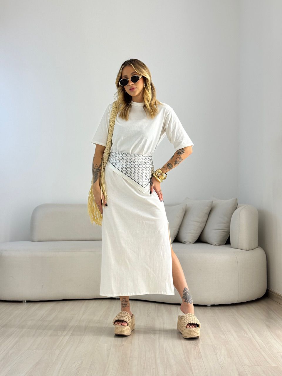 VESTIDO LILIANE CF MIDI OFF