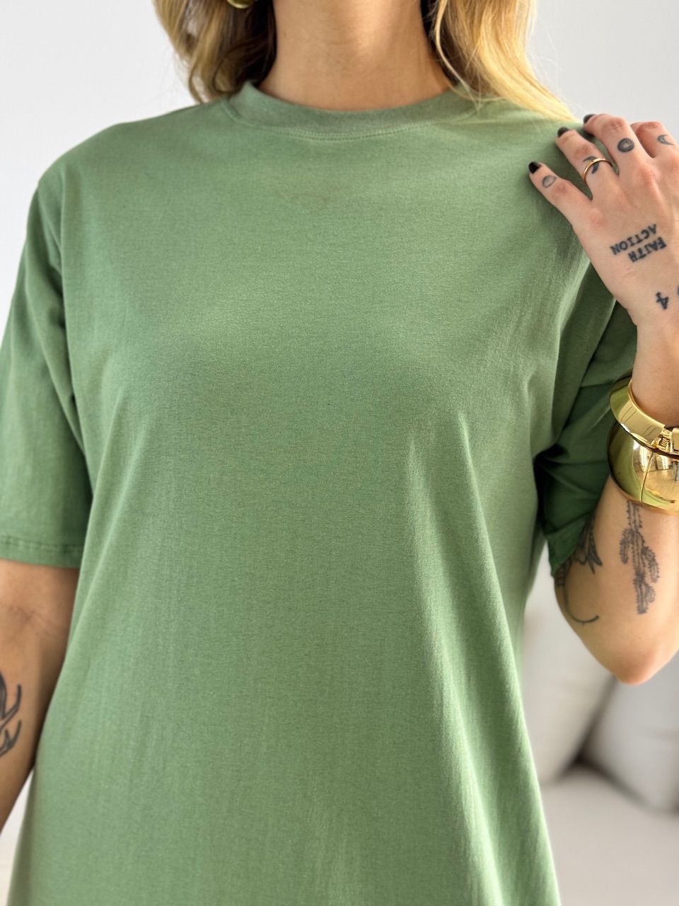 VESTIDO LILIANE CF MIDI VERDE