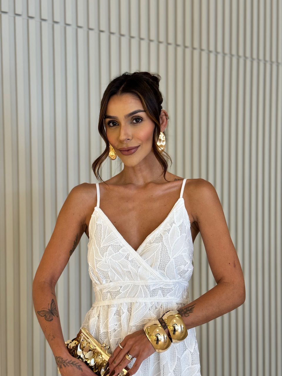 VESTIDO CRISTAL RENDA OFF