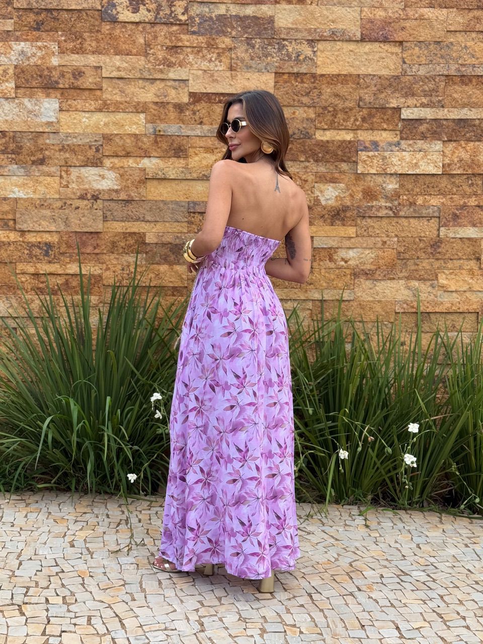 VESTIDO ESTHER ESTAMPADO ROSA