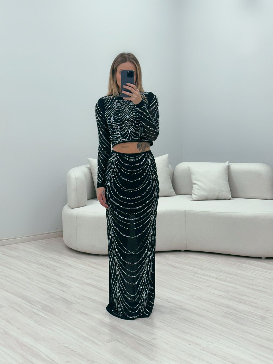 CONJUNTO BRILHO PRETO
