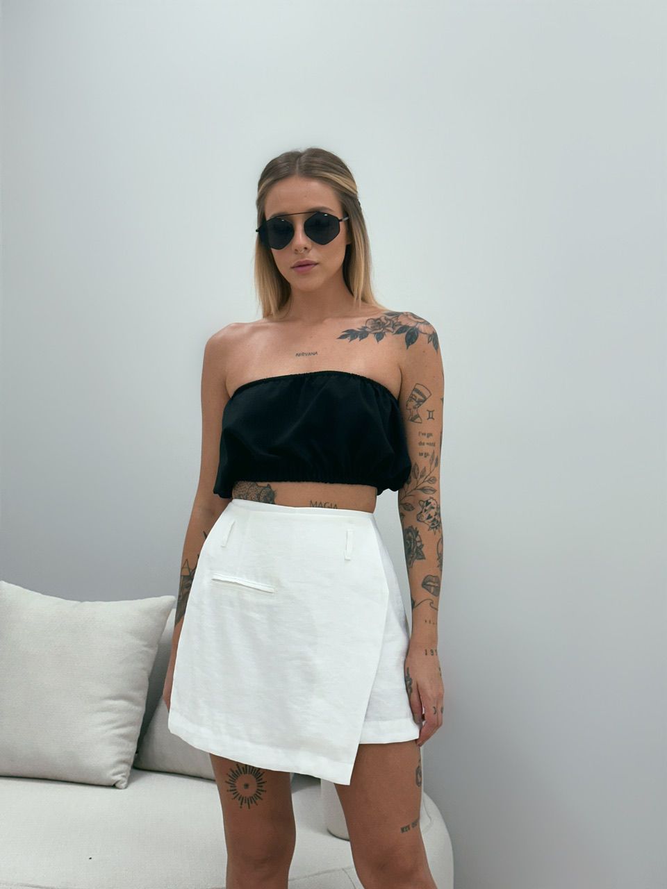 SHORT SAIA JULIA CINTO OFF