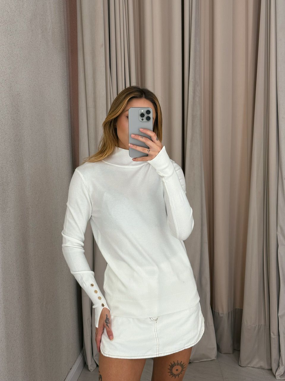 BLUSA VERÔNICA MANGA LONGA OFF