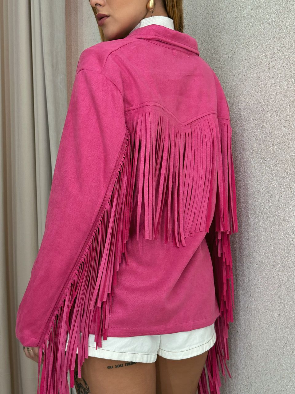 CAMISA VIVIAN FRANJAS PINK