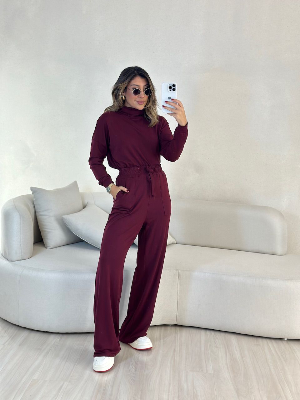 CONJUNTO LAVÍNIA MOLETINHO CHERRY RED - 0053260330 - CAROLLA FERRARO