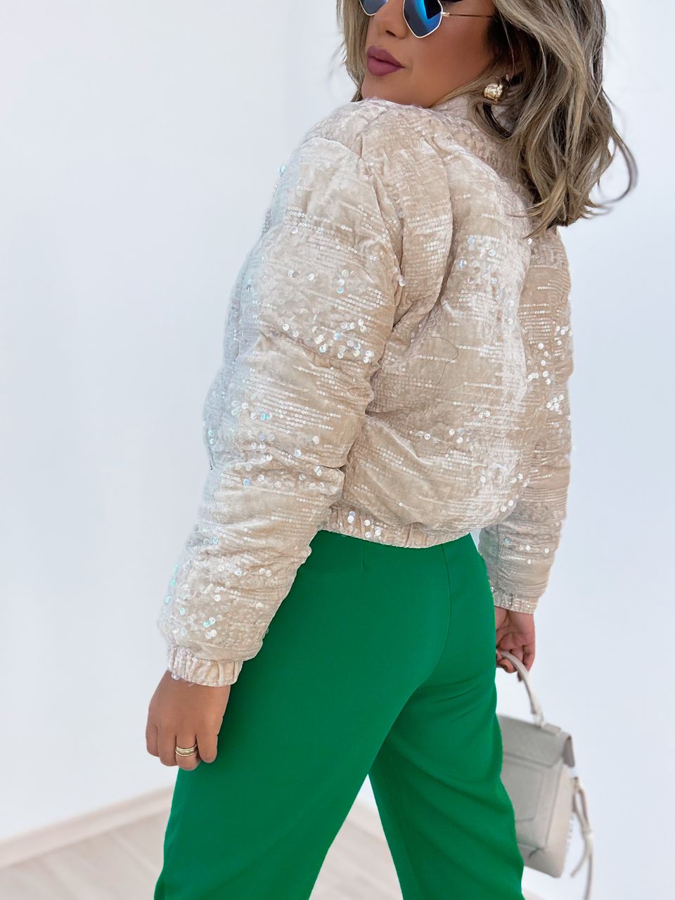 PUFFER PAETÊ Nude