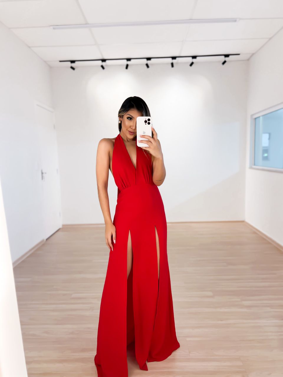VESTIDO EMANUELA vermelho