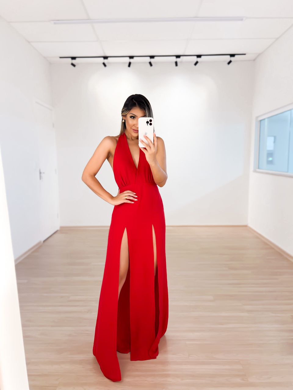 VESTIDO EMANUELA vermelho