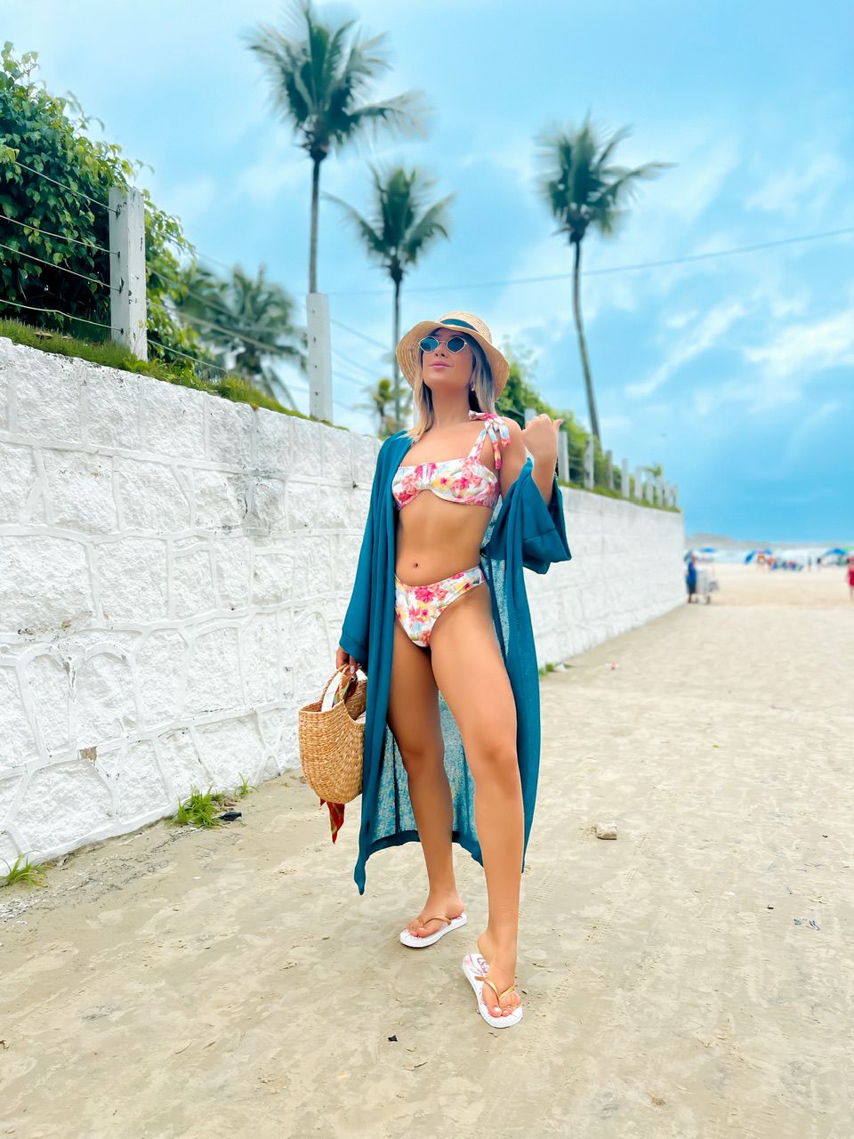 KIMONO CF LONGO azul