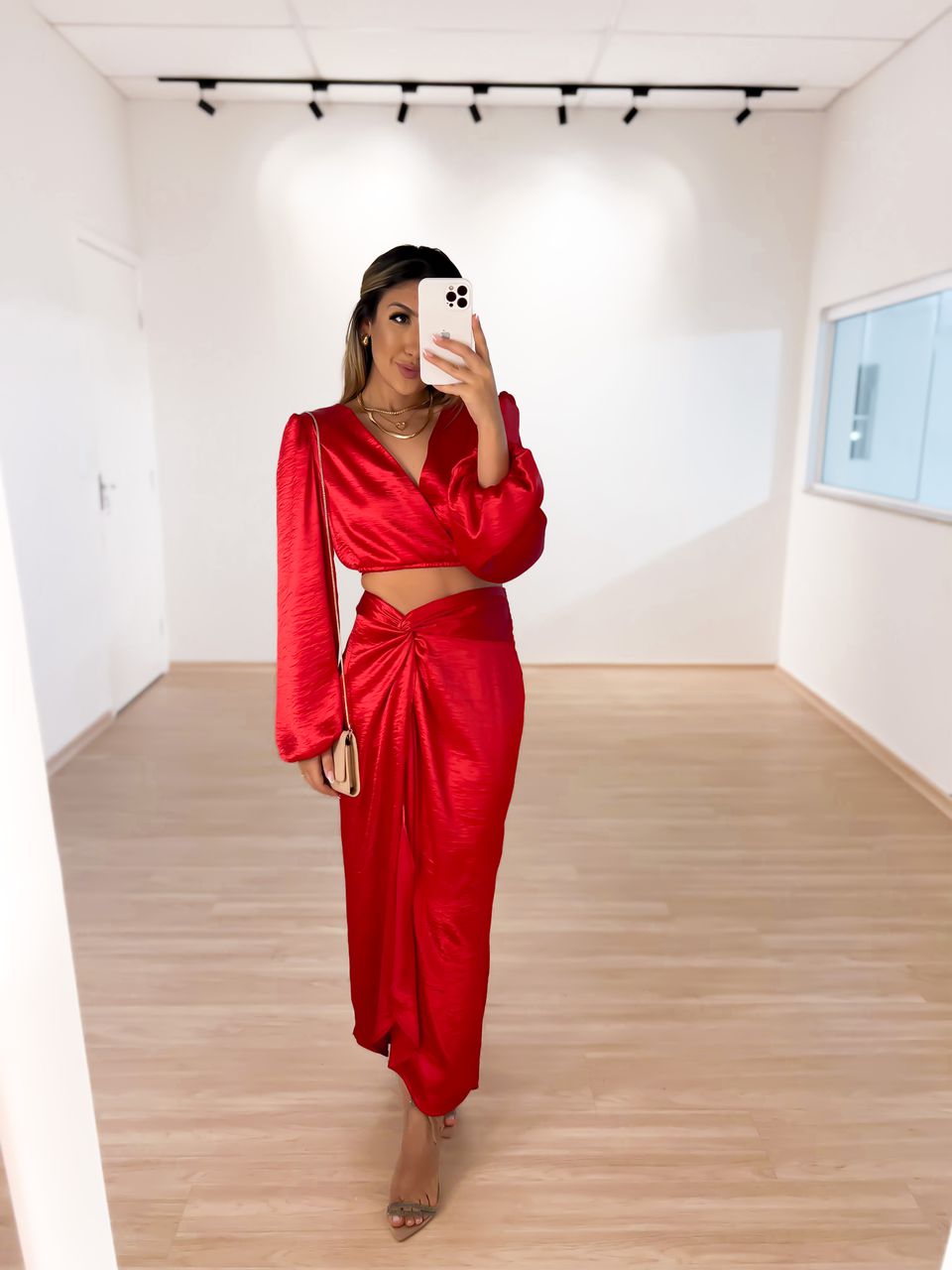 CONJUNTO CF MICAELA vermelho