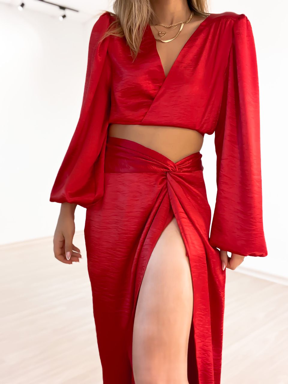 CONJUNTO CF MICAELA vermelho
