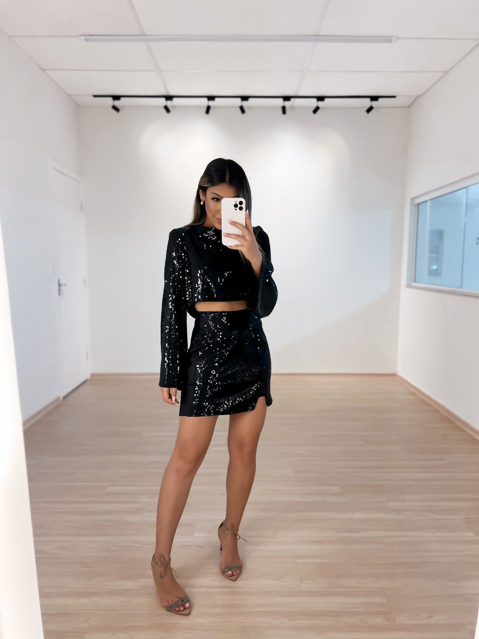 CONJUNTO CF PAETÊ preto