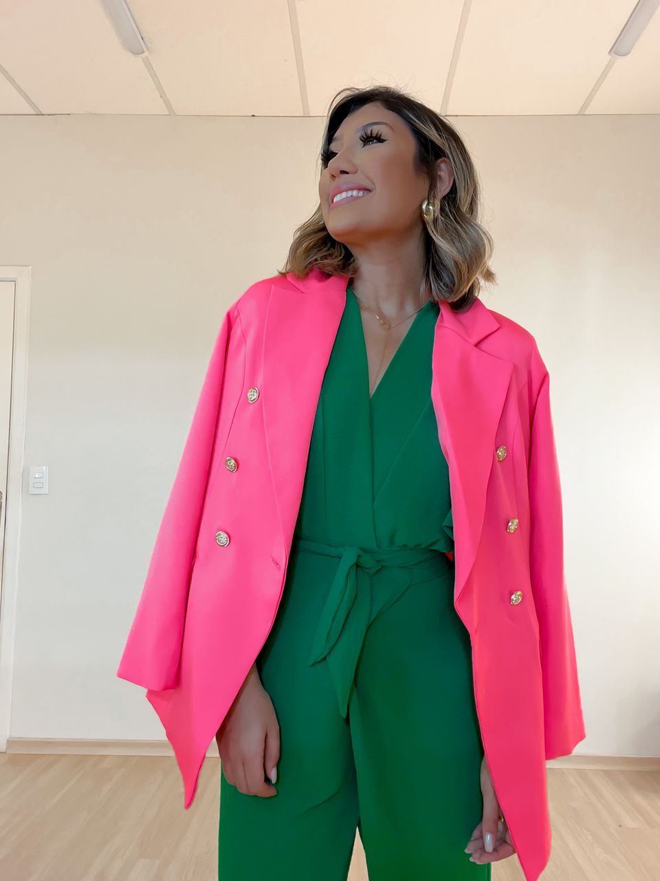 BLAZER PENÉLOPE ROSA NEON 