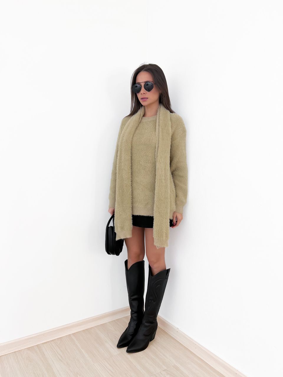 BLUSA PELINHOS COM CACHECOL Nude