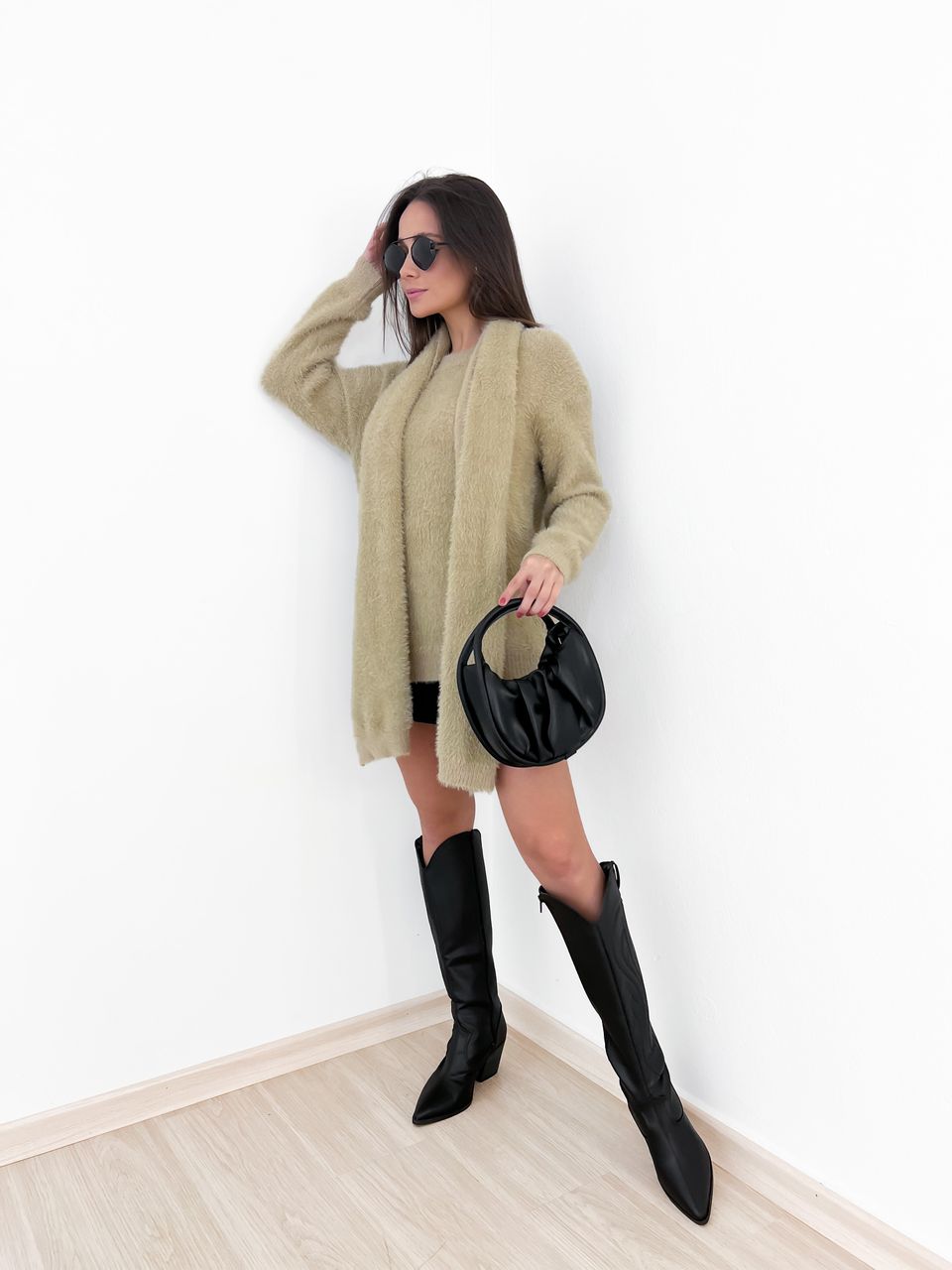 BLUSA PELINHOS COM CACHECOL Nude