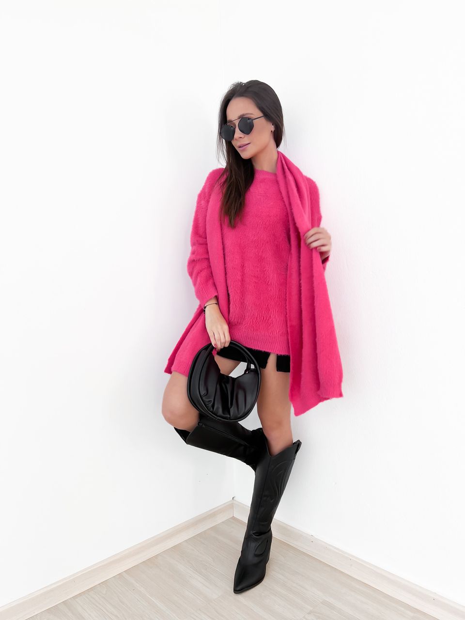 BLUSA PELINHOS COM CACHECOL Pink