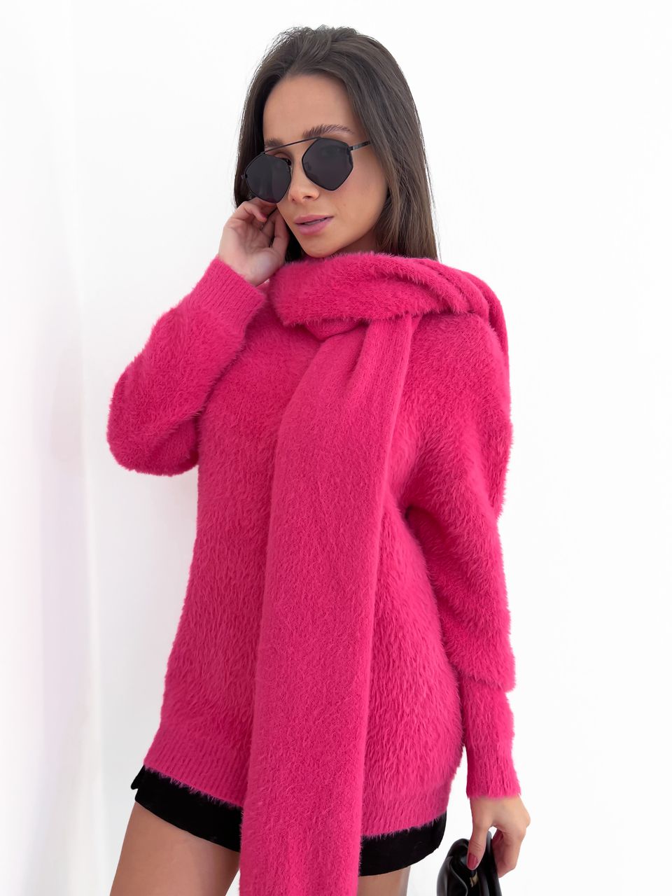 BLUSA PELINHOS COM CACHECOL Pink