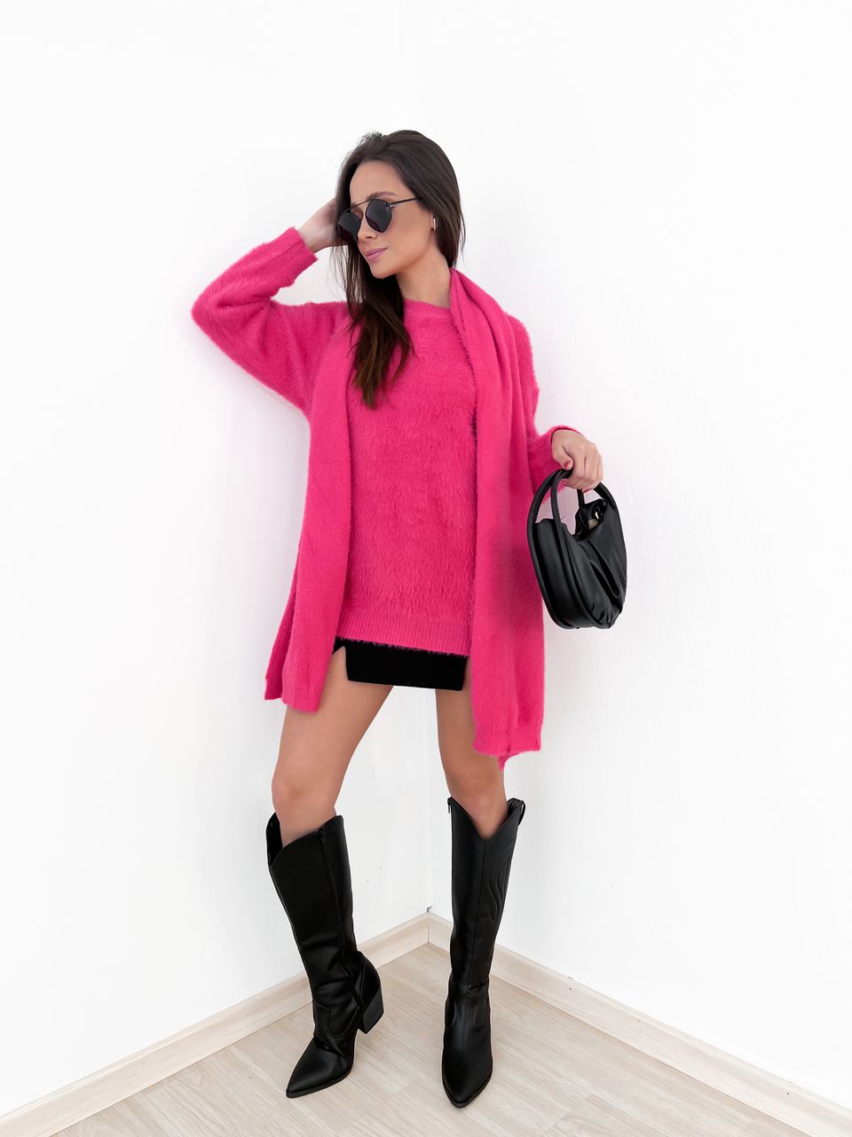 BLUSA PELINHOS COM CACHECOL Pink
